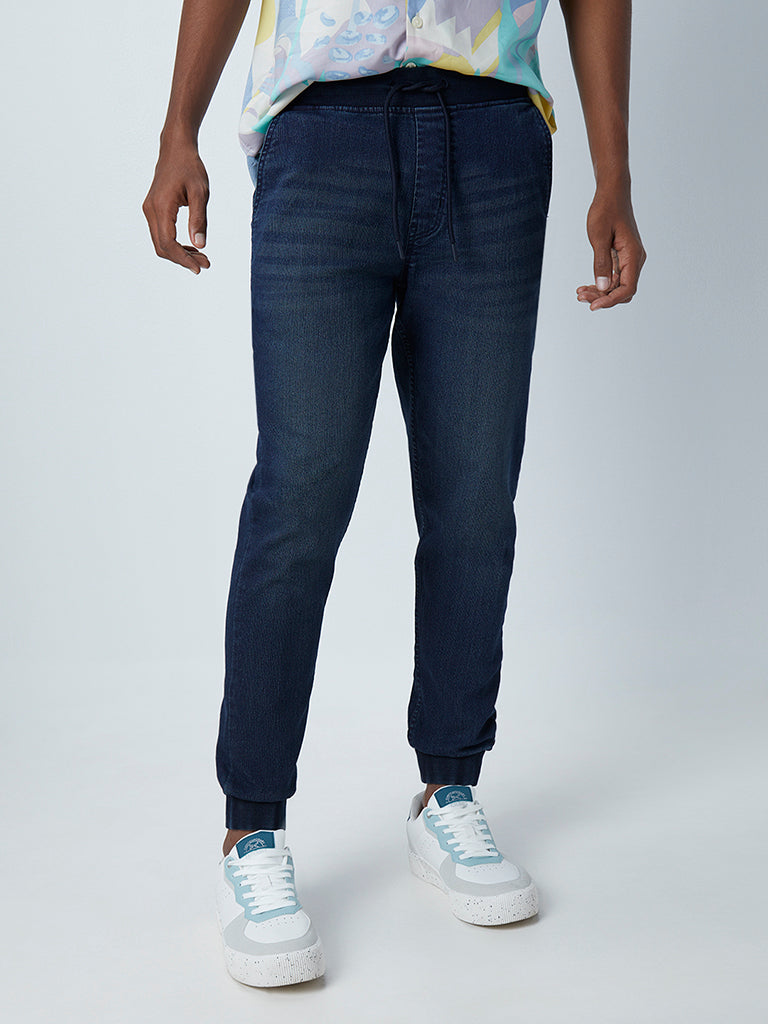 Non Stretchable Blue Men''''S Denim Jogger Pants at Rs 400/piece in  Ahmedabad